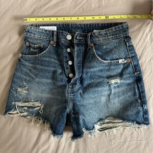 Zara denim shorts